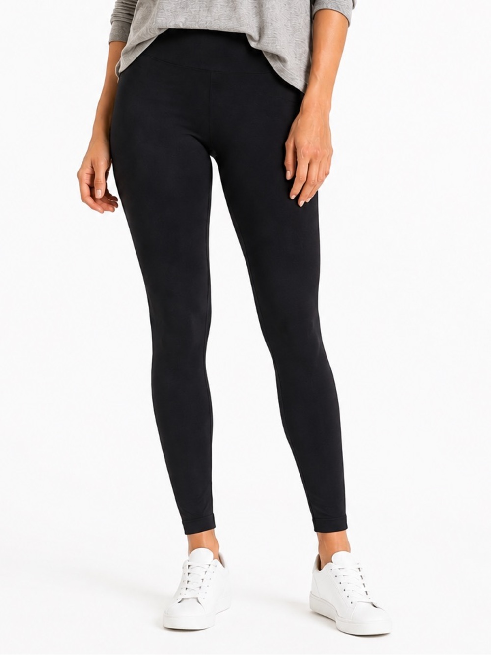 SPANX Assets by Sara Blakely Black Seamless Shaping Leggings Size Large